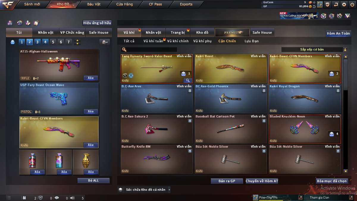 shop acc cf uy tin gia re